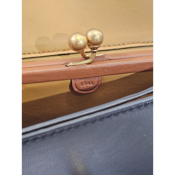 Coach Dinky 1941 Black Leather Quilted Rivets Studded Crossbody Purse Bag EUC - Picture 8 of 12